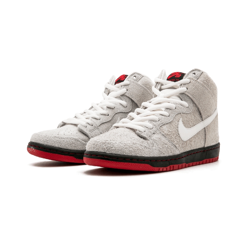 Black Sheep x Nike SB Dunk Hi Trd Grey White Shoes - Click Image to Close